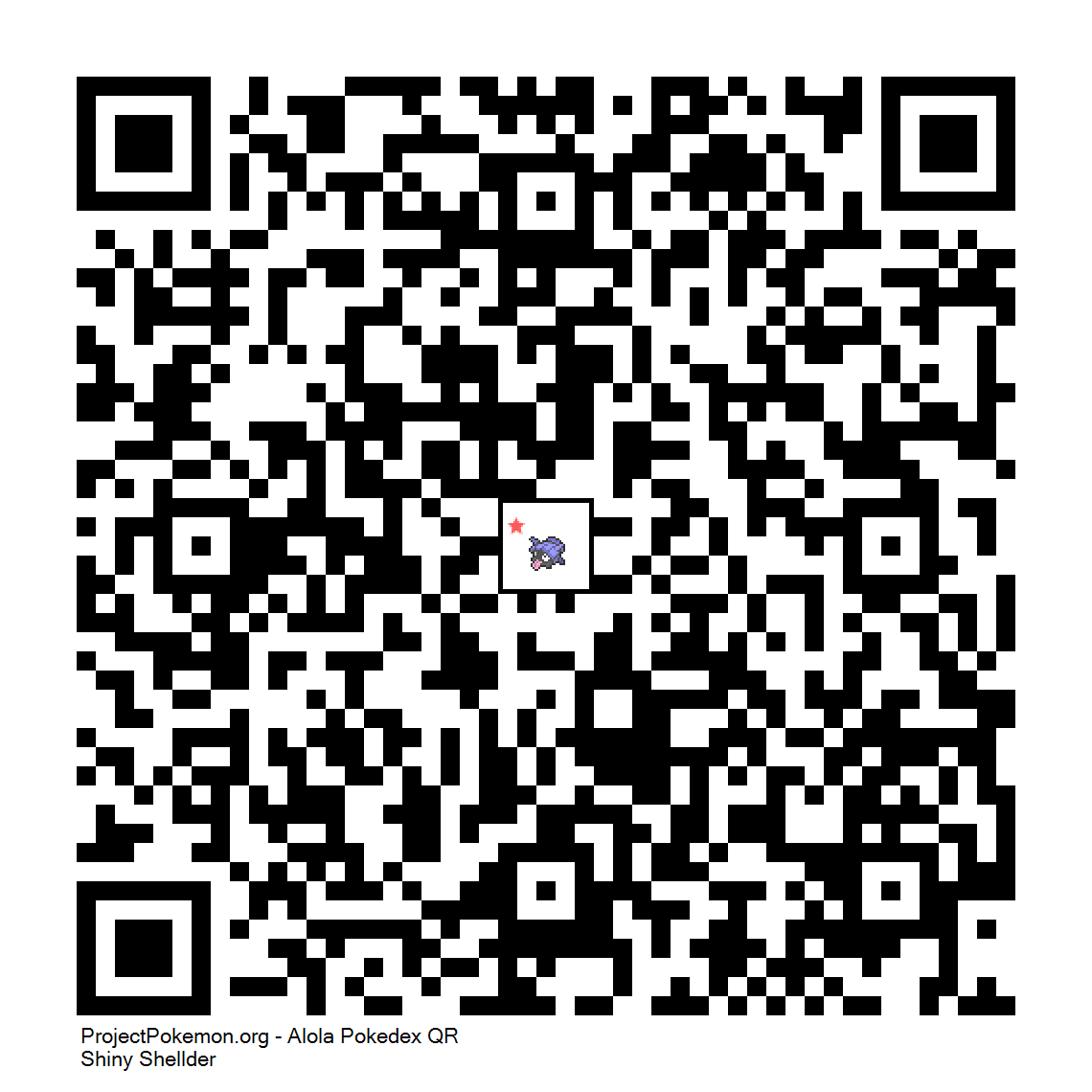 Cdigo QR de Shellder variocolor